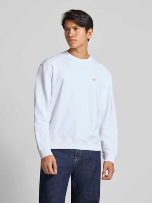 Bluza o kroju regular fit z naszywką z logo model ‘Terry’ Calvin Klein Jeans