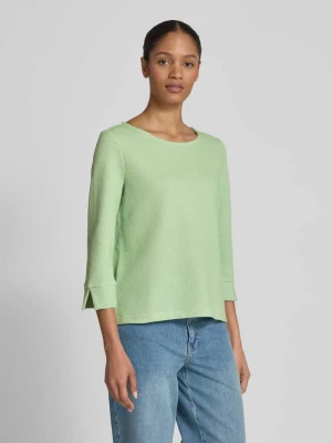 Bluza o kroju regular fit z rękawem o dł. 3/4 Tom Tailor