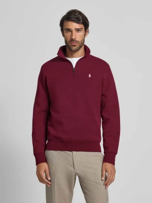 Bluza o kroju regular fit z zapinanym kołnierzem model ‘Double’ Polo Ralph Lauren