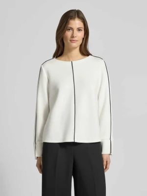 Bluza dresowa w kroju regular fit z kontrastowymi przeszyciami s.Oliver BLACK LABEL