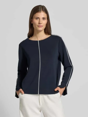 Bluza o kroju regular fit ze szwami w kontrastowym kolorze s.Oliver BLACK LABEL