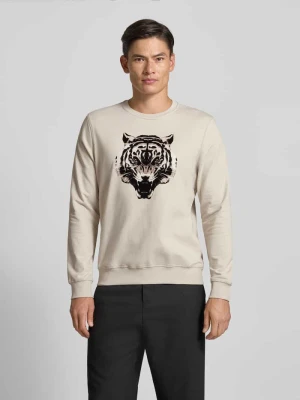 Bluza o kroju regular fit ze zwierzęcym nadrukiem Antony Morato