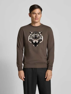 Bluza o kroju regular fit ze zwierzęcym nadrukiem Antony Morato
