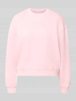 Bluza o kroju relaxed fit z czystej bawełny model 'Avan' Samsøe Samsøe Różowy