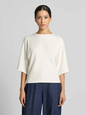 Bluza o kroju relaxed fit z elastycznej mieszanki modalu model 'Unora' Someday Écru