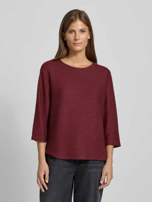 Bluza o kroju relaxed fit z fakturowanym wzorem s.Oliver RED LABEL