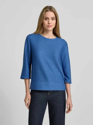Bluza o kroju relaxed fit z fakturowanym wzorem s.Oliver RED LABEL