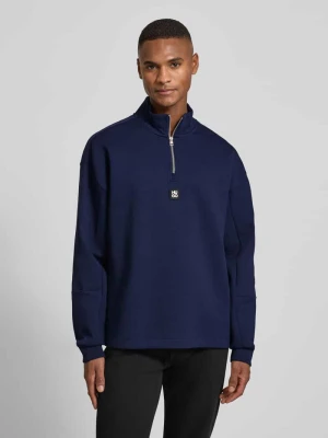 Bluza o kroju relaxed fit z mieszanki bawełny model ‘DANOVOTOP’ HUGO