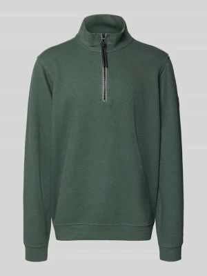 Bluza o kroju relaxed fit z mieszanki bawełny model 'SELANIK' Lerros Khaki