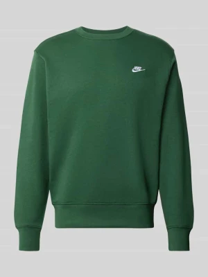 Bluza o kroju relaxed fit z mieszanki bawełny Nike Ciemnozielony