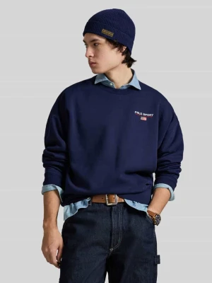 Bluza o kroju relaxed fit z mieszanki bawełny Polo Ralph Lauren Granatowy