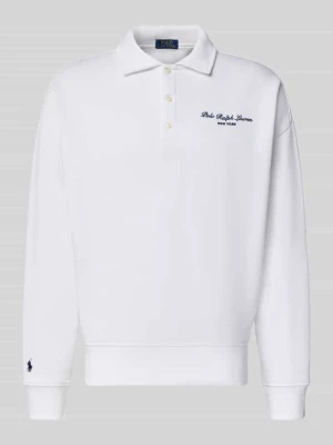Bluza o kroju relaxed fit z mieszanki bawełny Polo Ralph Lauren Biały