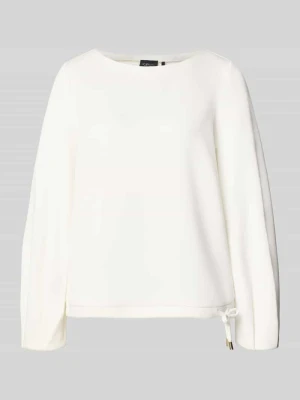 Bluza o kroju relaxed fit z mieszanki wiskozy s.Oliver Biały