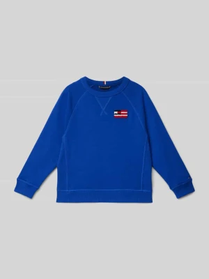 Bluza o kroju relaxed fit z wyhaftowanym logo Tommy Hilfiger Teens