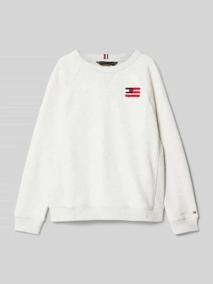 Bluza o kroju relaxed fit z wyhaftowanym logo Tommy Hilfiger Teens