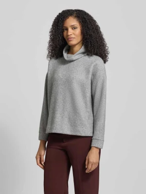 Bluza o kroju relaxed fit ze stójką Tom Tailor