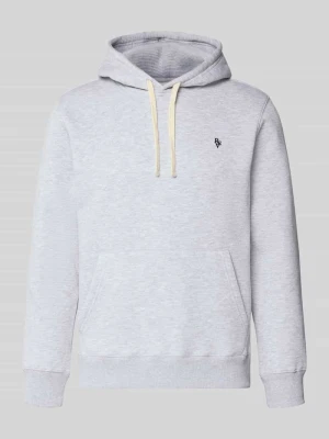 Bluza o kroju slim fit z kapturem i wyhaftowanym logo REVIEW