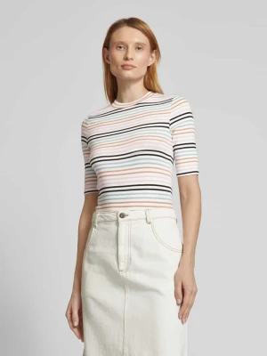 Bluza o kroju slim fit z mieszanki bawełny Tom Tailor Denim