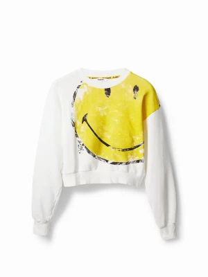 Bluza o krótszym kroju Smiley® Desigual