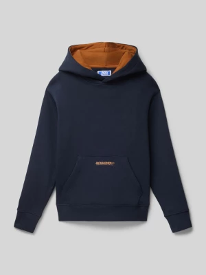 Bluza o luźnym kroju z kapturem i kieszenią kangurką model ‘ELEGACY’ jack & jones