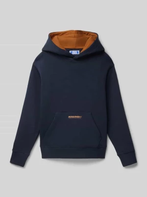 Bluza o luźnym kroju z kapturem i kieszenią kangurką model ‘ELEGACY’ jack & jones