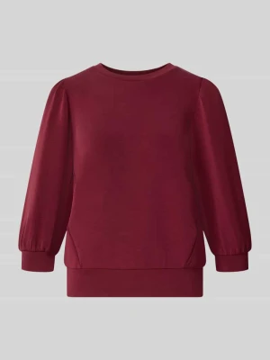 Bluza o luźnym kroju z mieszanki modalu 'TENNY' Selected Bordowy