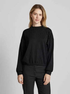 Bluza o luźnym kroju z mieszanki modalu z prążkami Tom Tailor Denim