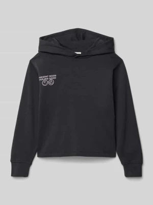 Bluza o pudełkowym kroju z kapturem z czystej bawełny Tom Tailor