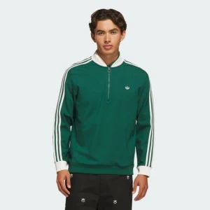 Bluza Originals 3-Stripe half-zip Adidas Collegiate Green