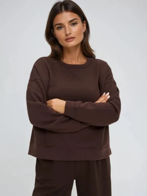 Bluza oversize brązowa Moodo