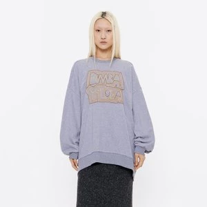 Bluza oversize haftowane logo ciemnoszara BIMBA Y LOLA