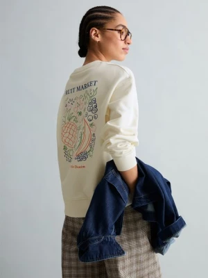 Bluza oversize Marc O'Polo bílá