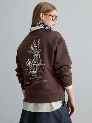 Bluza oversize Marc O'Polo červená