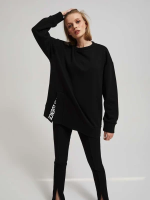 Bluza oversize z napisem Moodo