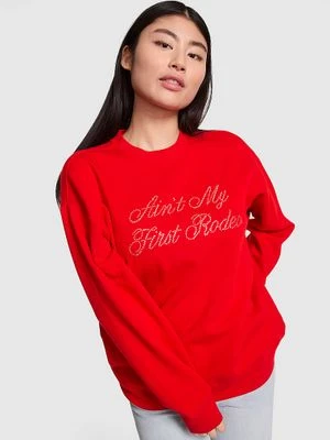 Bluza oversize z okrągłym dekoltem Victoria's Secret