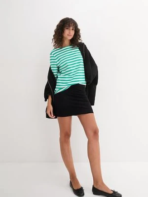 Bluza peleryna rozpinana ze zrównoważonej bawełny bonprix