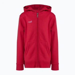 Bluza piłkarska dziecięca Capelli Basics Youth Zip Hoodie red Capelli Sport