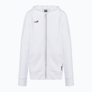 Bluza piłkarska dziecięca Capelli Basics Youth Zip Hoodie white Capelli Sport