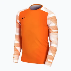 Bluza piłkarska dziecięca Nike Dri-Fit Park IV Goalkeeper safety orange/white/black