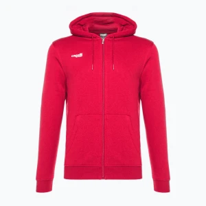 Bluza piłkarska męska Capelli Basics Adult Zip Hoodie red Capelli Sport