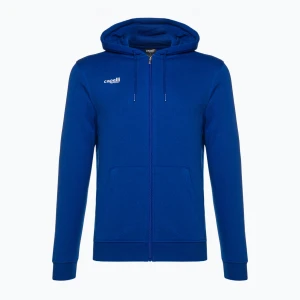 Bluza piłkarska męska Capelli Basics Adult Zip Hoodie royal blue Capelli Sport