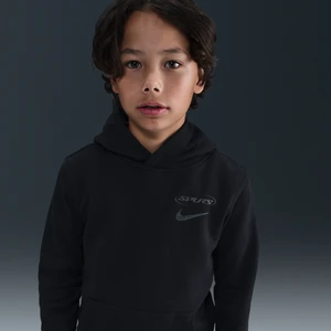Bluza piłkarska z kapturem dla dużych dzieci (chłopców) Nike Tottenham Hotspur Club - Czerń