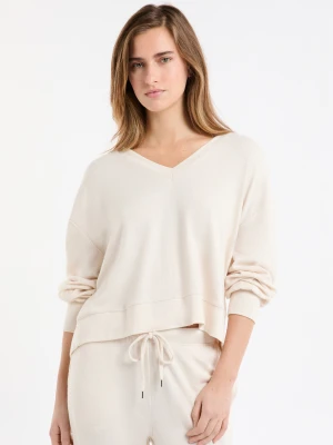 Bluza piżamowa z dekoltem V Etam