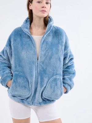 Bluza piżamowa z długimi rękawami z efektem polaru Etam