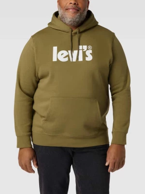 Bluza PLUS SIZE z kapturem i nadrukiem z logo model ‘GRAPHIC’ Levis Big&Tall
