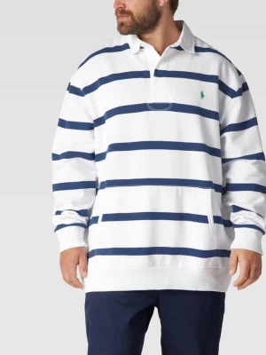 Bluza PLUS SIZE ze wzorem w paski Polo Ralph Lauren Big & Tall