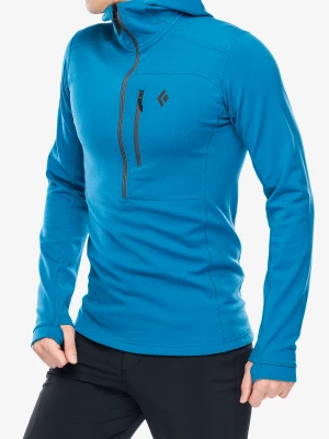 Bluza polarowa Black Diamond Coefficient QZ Hoody - kingfisher