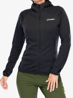 Bluza polarowa damska Berghaus Heuberg Hoody - jet black/grey pinstripe marl