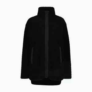 Płaszcz damski CMP 35P3846 Long Teddy Highloft nero Czarny