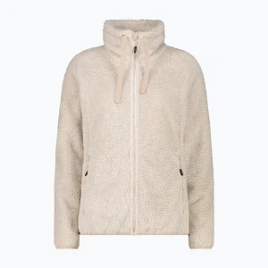 Bluza polarowa damska CMP 36P2506 bianco gesso / kaky Beżowy